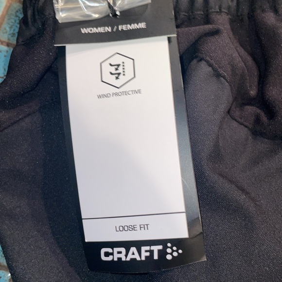 NWT 🚴Craft Reflective Wind Protective Loose Fit Pants - Picture 2 of 11